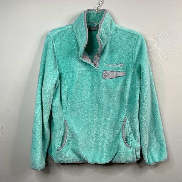 Free Country Blue Fleece Pullover - Picture 6 of 11